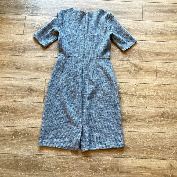 Lands End Gray Classic Dress Size 2 - Picture 5 of 6